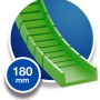Grüne fischertechnik Kugelbahn Dynamic M, 180mm Bauteil für spannende Streckenführungen.