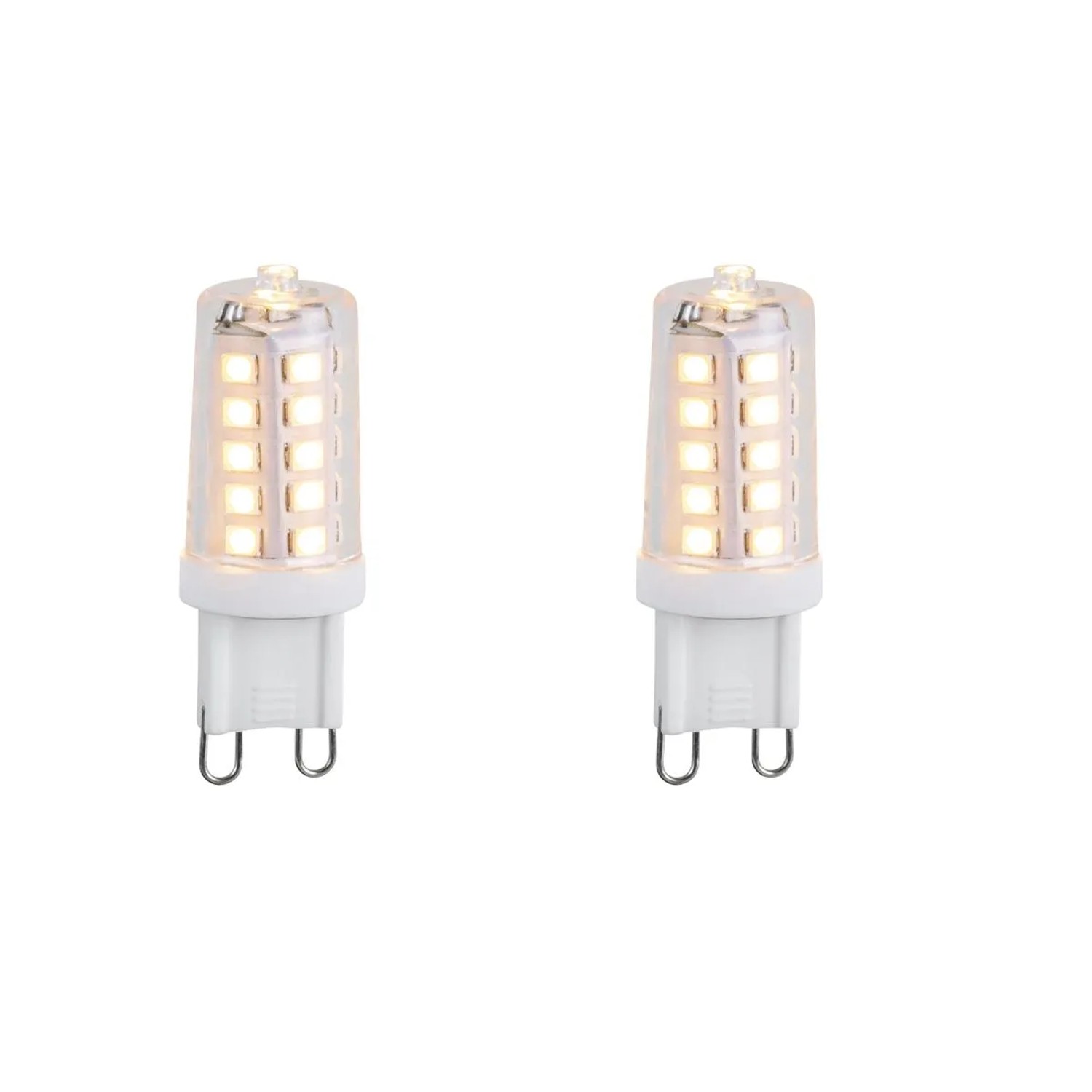 LUEDD 2er Set Dimmbare G9 LED Leuchtmittel 3,2W 250lm 2200K