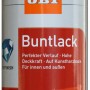 OBI Buntlack Spray Reinweiß, seidenmatt, 400ml Dose. Für Innen- und Außenbereich.