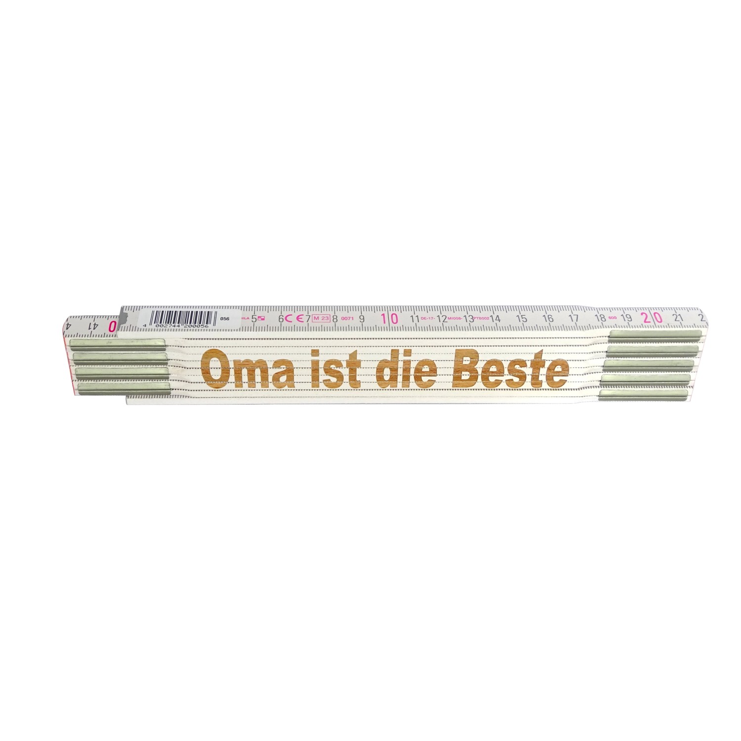Stabila Zollstock mit Lasergravur Oma ist die Beste 2 m
