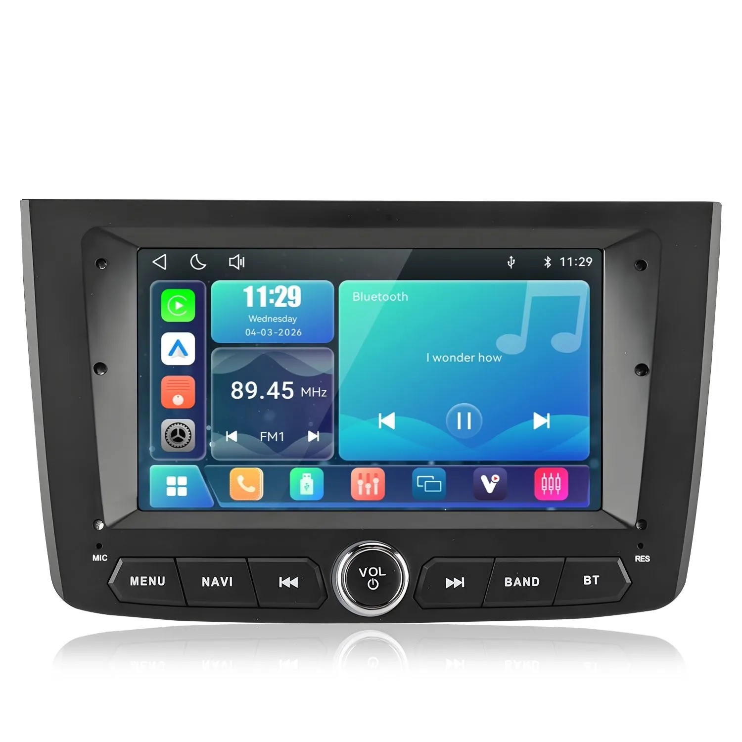 Junsun Autoradio Für Alfa Romeo Mito 2008-2019 Linux Schwarz