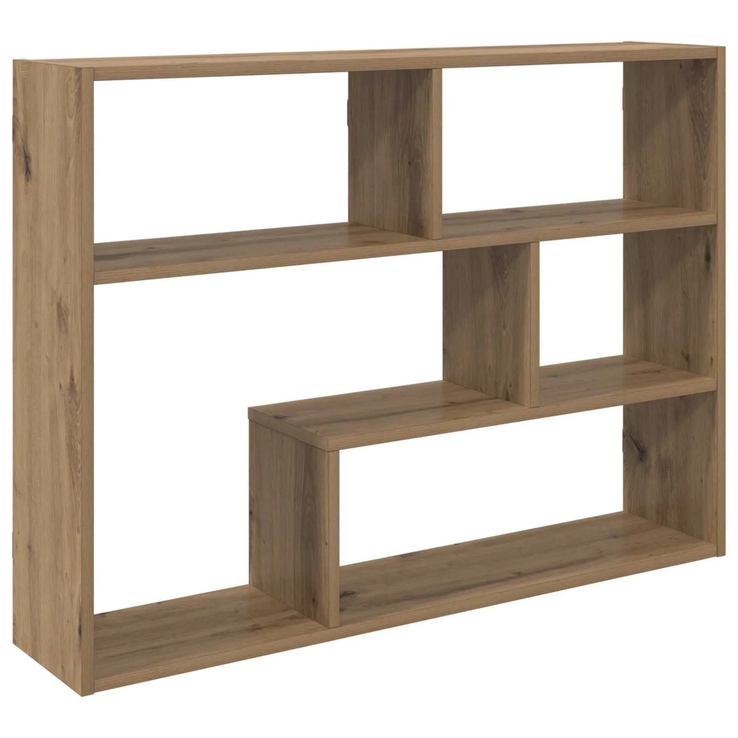 vidaXL Wandregal Wandhalterung Artisan-Eiche 95 x 20 x 69,5 cm 8012147