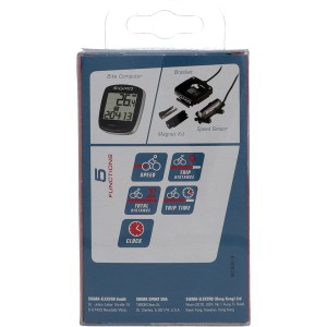 Sigma BC500 Fahrradcomputer mit 5 Funktionen in Originalverpackung.