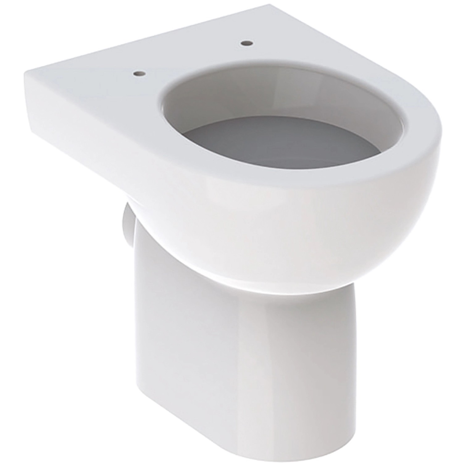 Geberit Stand-WC Renova Flachspüler Spülrand Abg. horiz. Weiß KeraTect®