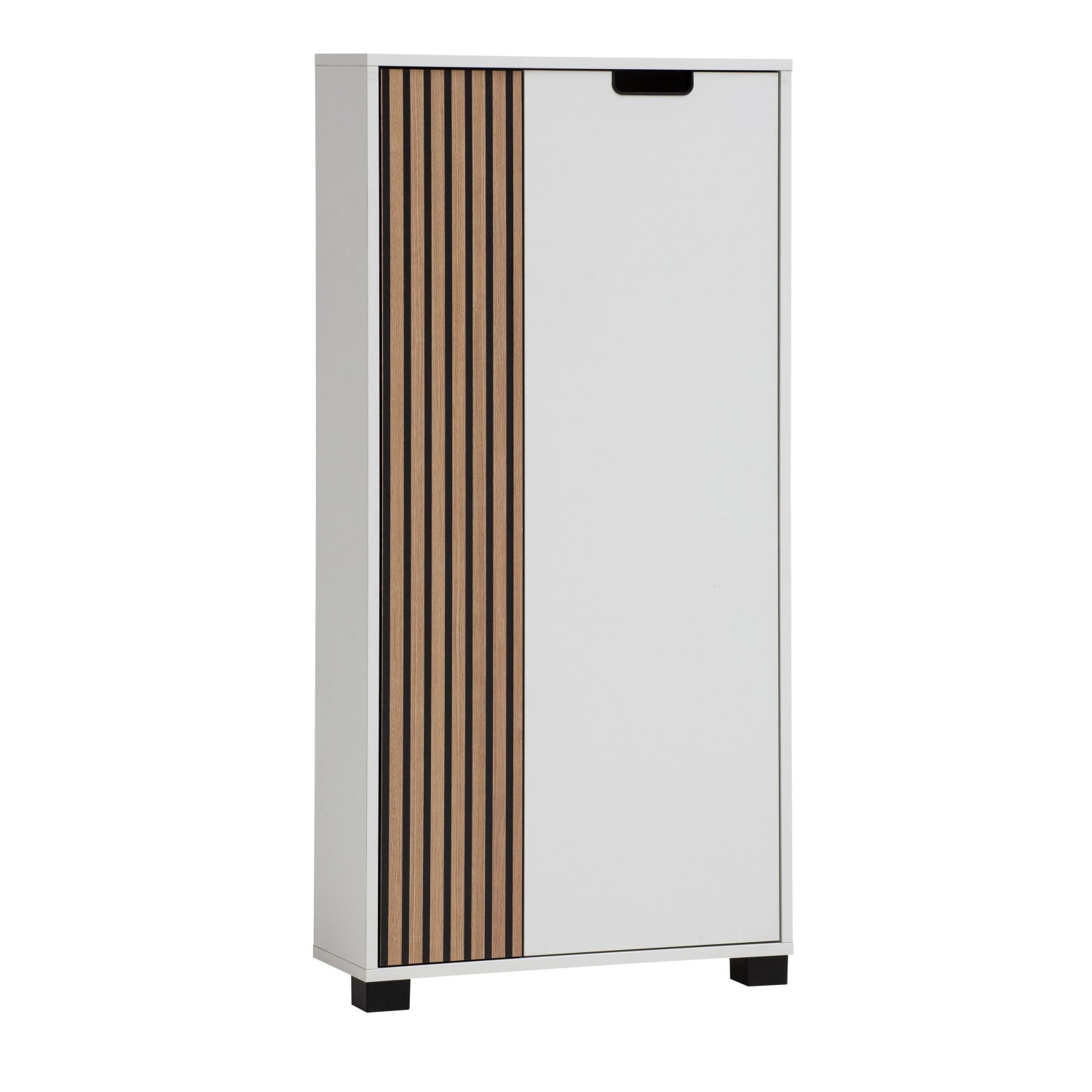 Schildmeyer Highboard Ryker HB 600 Weiß-Matt 124 cm x 19,6 cm x 59,8 cm