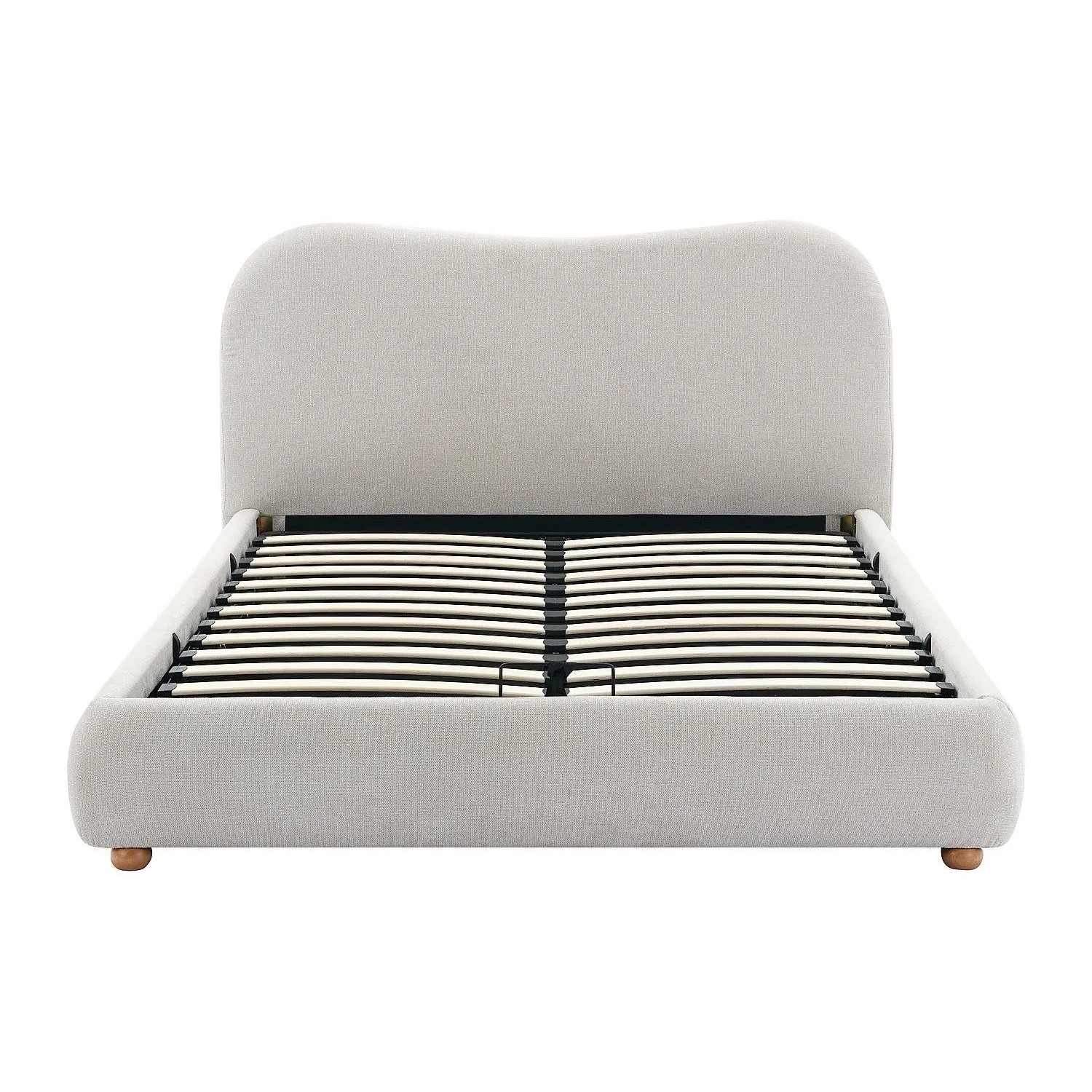 Vente-unique Bett Mit Bettkasten Vanari Beige 141 cm