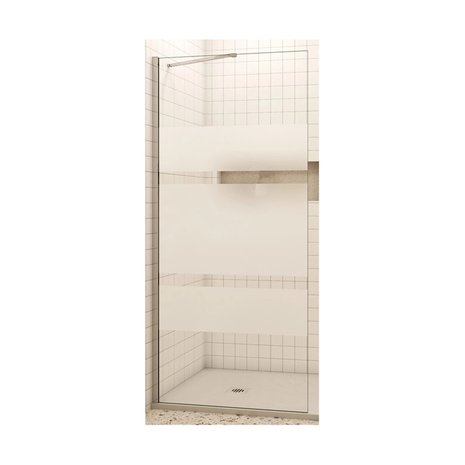 Duschparadies Walk In Dusche 110 x 190cm Duschabtrennung 6mm Nano Glas Seit günstig online kaufen