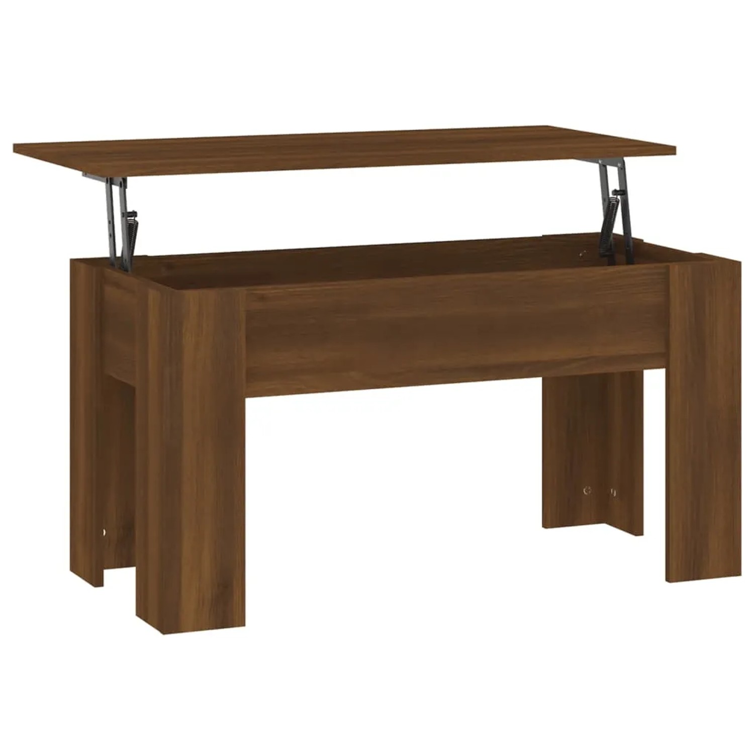 vidaXL Couchtisch Braun Eichen-Optik 101x49x52 cm Holzwerkstoff 819280
