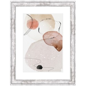 Vintage Bilderrahmen Silber 20x20 cm aus Massivholz für Fotos und Kunstdrucke.