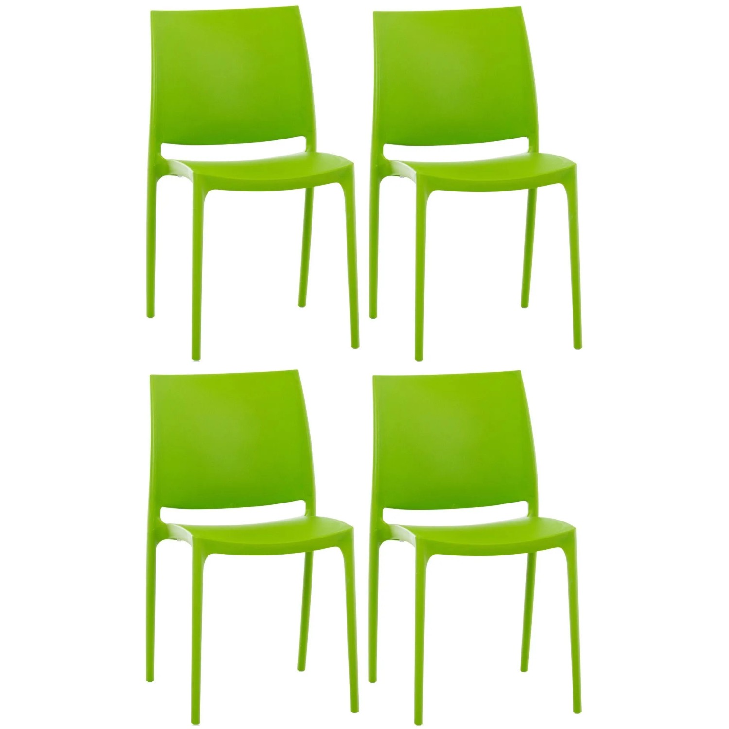 CLP 4er Set Stühle Maya Grün