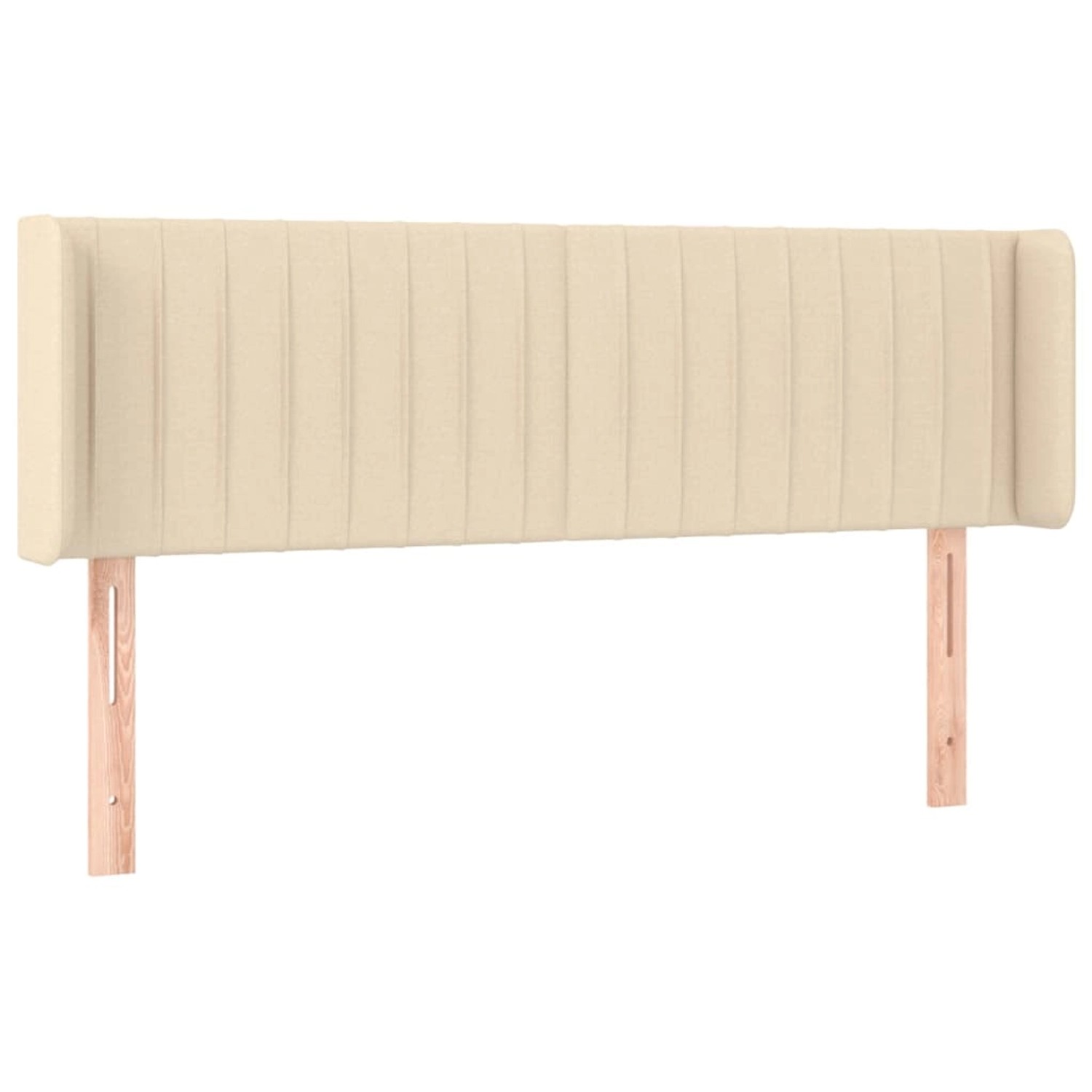 vidaXL LED Kopfteil Creme 147x16x78/88 cm Stoff 3123477