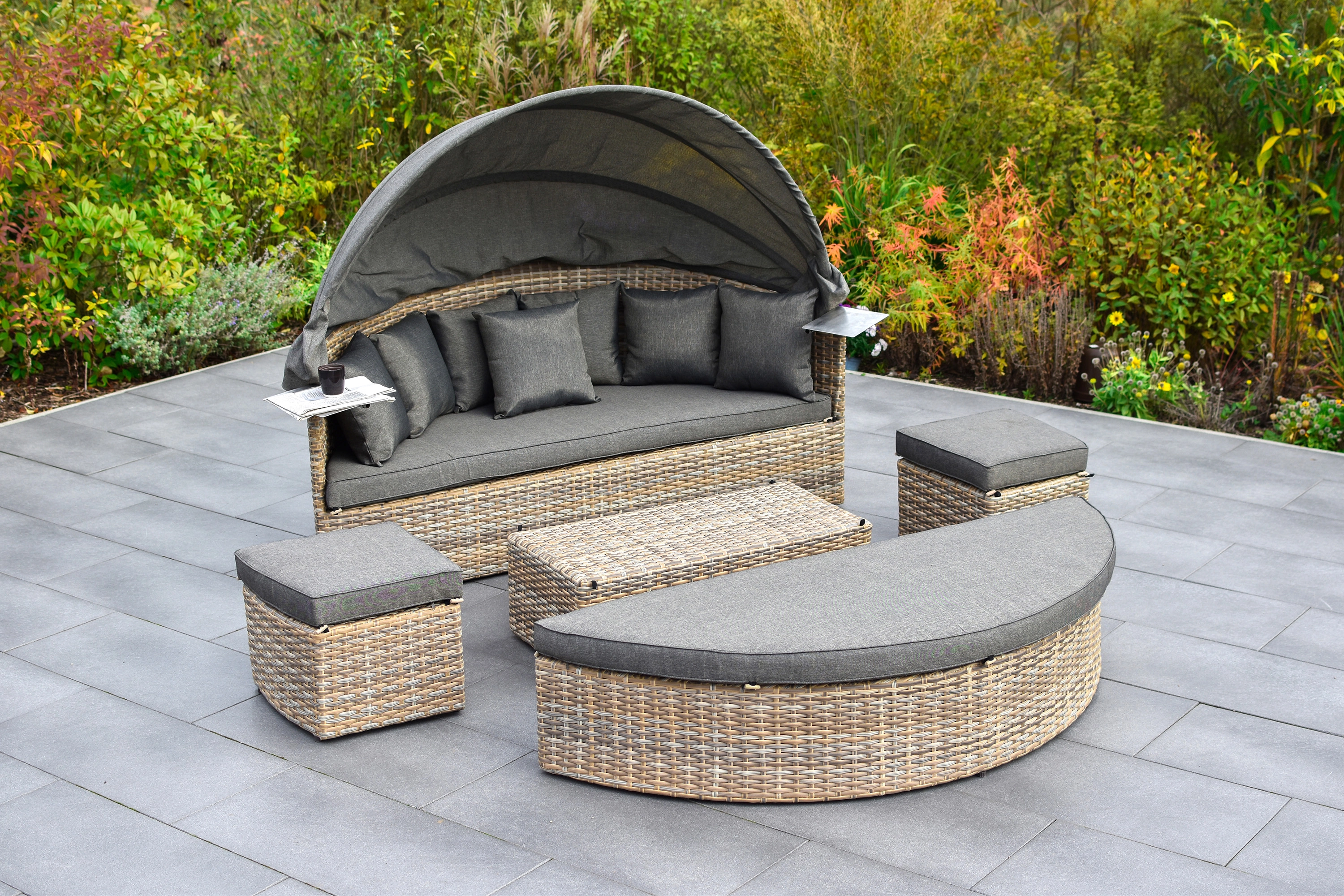 Relaxinsel Merxx bei cm OBI Riva Lounge-Gartenmöbel 180 Premium x 183 kaufen cm x 81 cm