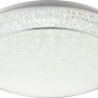 Weiße LED-Deckenleuchte Ronja, Ø 51 cm, dimmbar mit Fernbedienung, Lichtfarbe einstellbar.