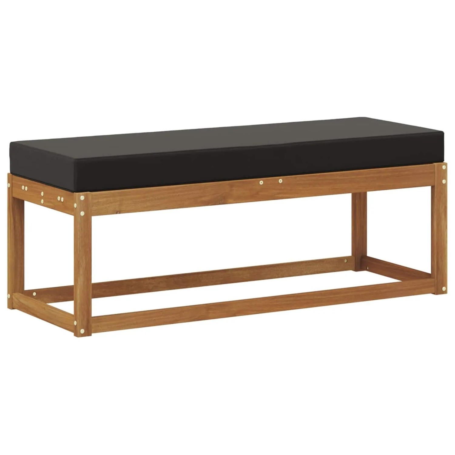 vidaXL Outdoor Hocker Bank Massivholz Akazie Natur 900674
