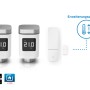 Bosch Smart Home Erweiterungsset Heizen: 2 Heizkörperthermostate II und 1 Tür-/Fensterkontakt II.