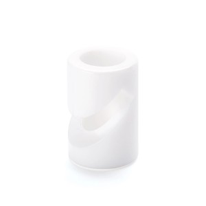 Weißer Orion Lightstyle Kabelhalter für Lampen, 5er-Set zur Deckenmontage.