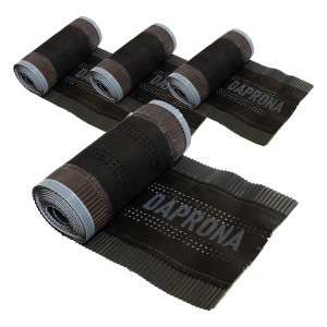 Daprona Firstrolle Alu Super Vent, 4 Rollen, anthrazit, zur Abdichtung des Dachfirsts.