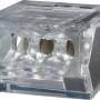 Steckklemme, transparent, für Draht Ø 1-2,5mm, 20er Set Verbindungsklemmen.