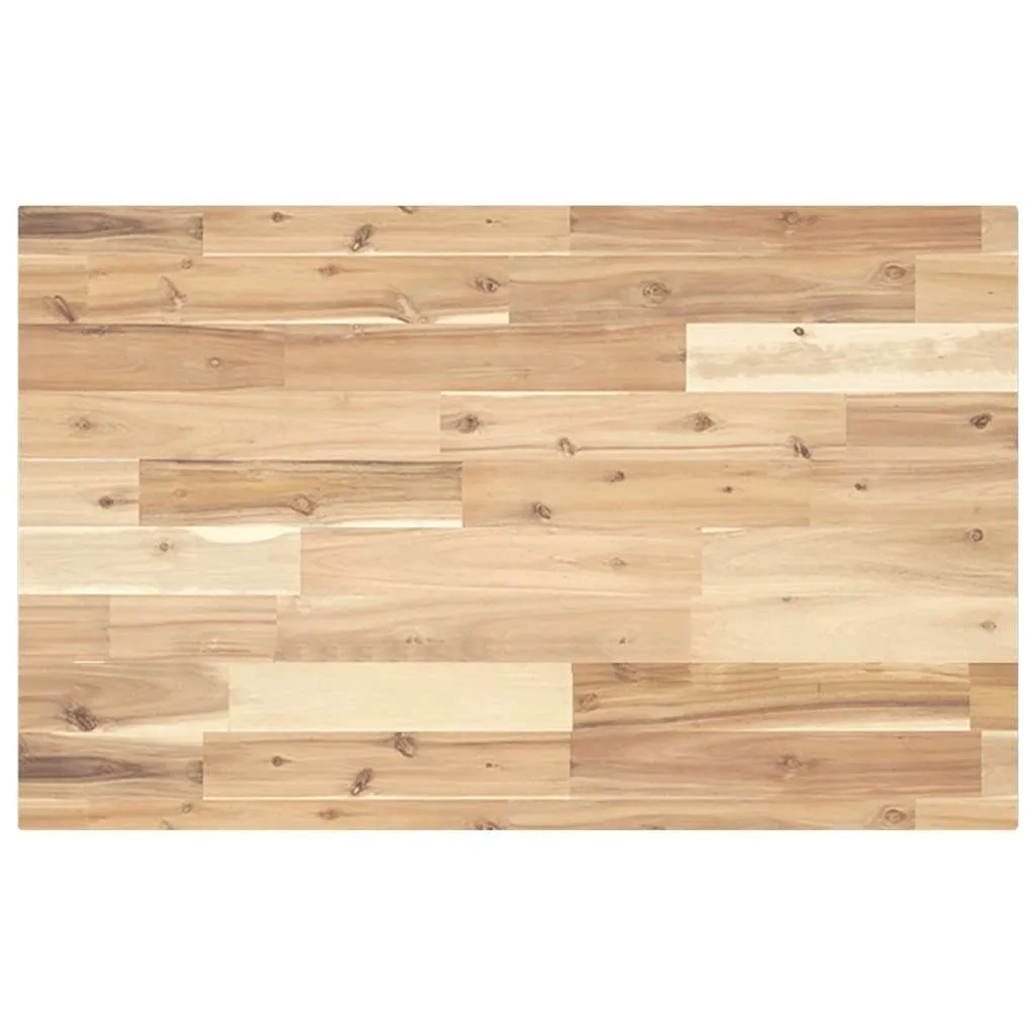 vidaXL Schreibtischplatte Unbehandelt 140x50x4 cm Massivholz Akazie 3279737