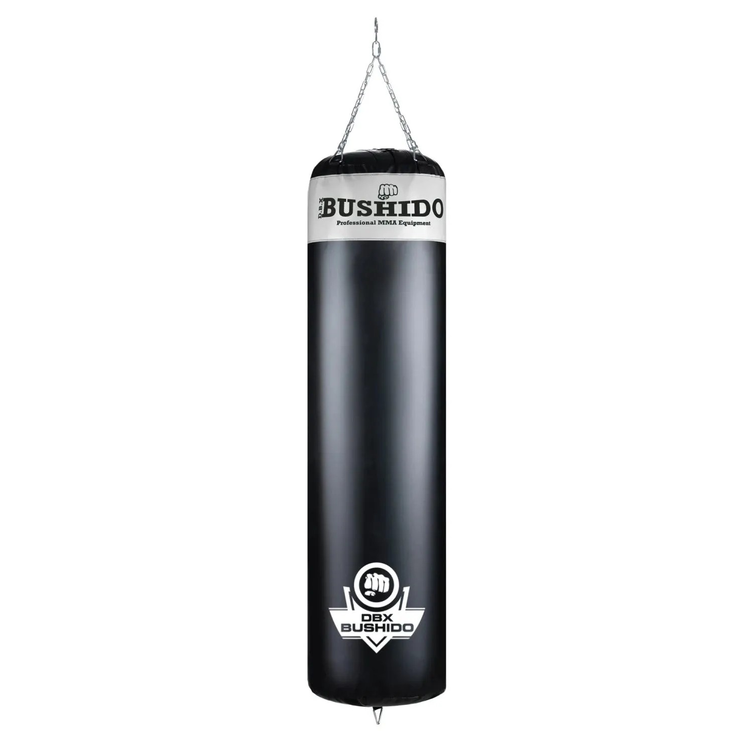 DBX BUSHIDO Boxsack 160 cm Weiß 50 kg Gefüllt Trainingssack für Boxen & Kickboxen