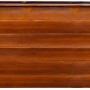 Holz-Hochbeet Teak, 150x76x79cm, aus Kiefernholz, für Garten und Terrasse.