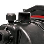 Detailaufnahme: Schwarzes Einhell Hauswasserwerk GC-WW 6538 mit Gewindeanschluss.