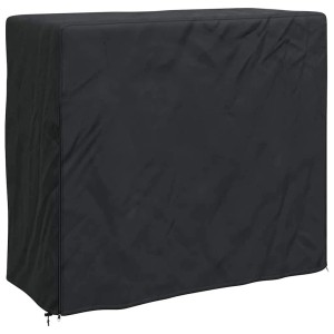 vidaXL Abdeckung für Kaminholzregal Schwarz 61 x 122 x 106 cm Stoff 4105897