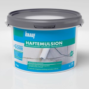 Eimer Knauf Haftemulsion 5 kg, Haftgrund für Putz und Spachtel, lösemittelfrei.