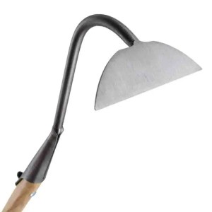 D&O Rübenhacke 16 cm mit Eschenstiel, Gartenhandgerät zum Jäten und Auflockern des Bodens.