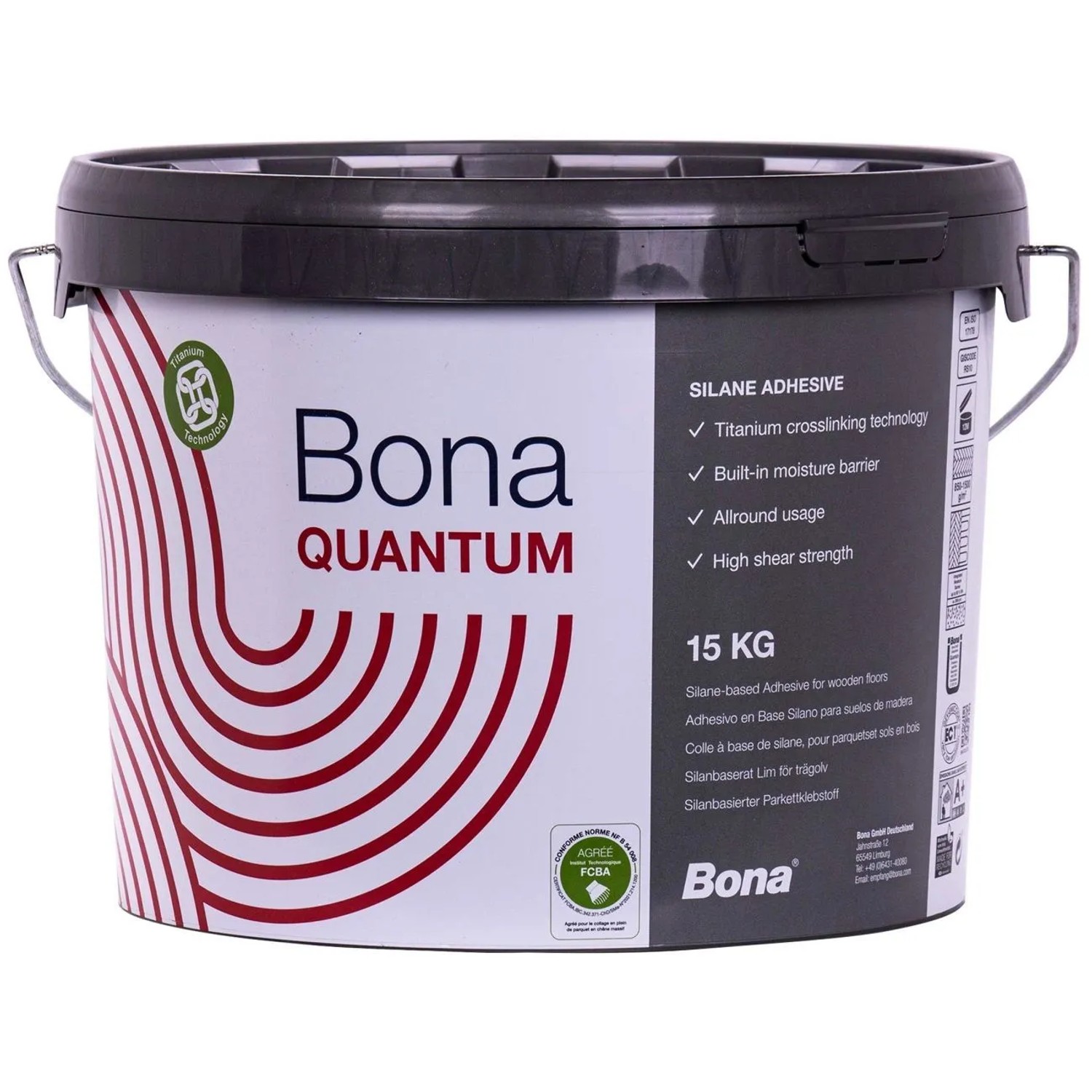 Bona Quantum Silan-Parkettkleber 15 kg mit Feuchtigkeitssperre