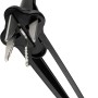 Fiskars Xact Unkrautstecher mit Greifmechanismus und Teleskopstiel für rückenschonendes Arbeiten.