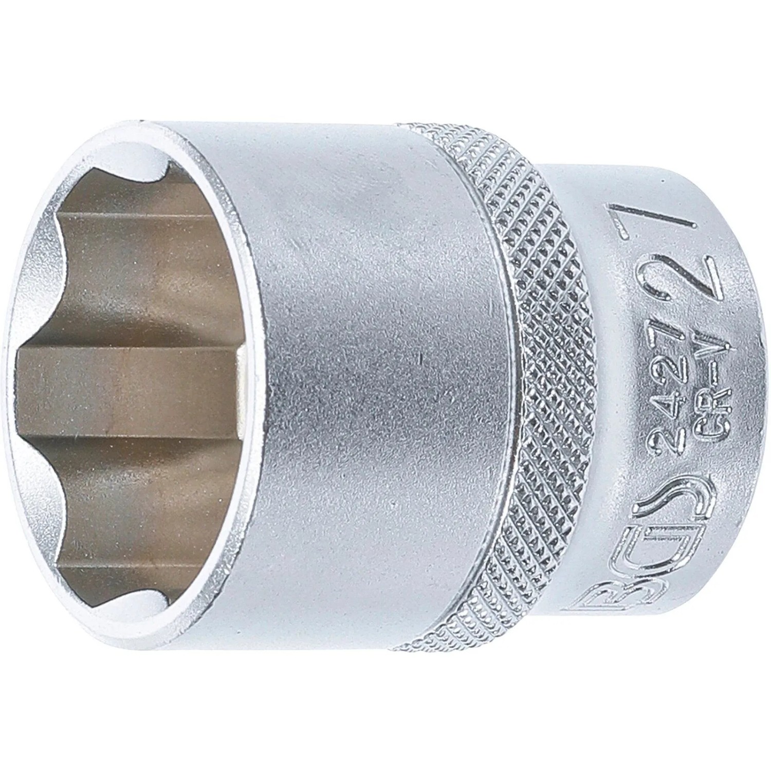 BGS Steckschlüssel Einsatz Super Lock Antrieb Innenvierkant 12 5 Mm  1 2 Zoll  SW 27 Mm 2427