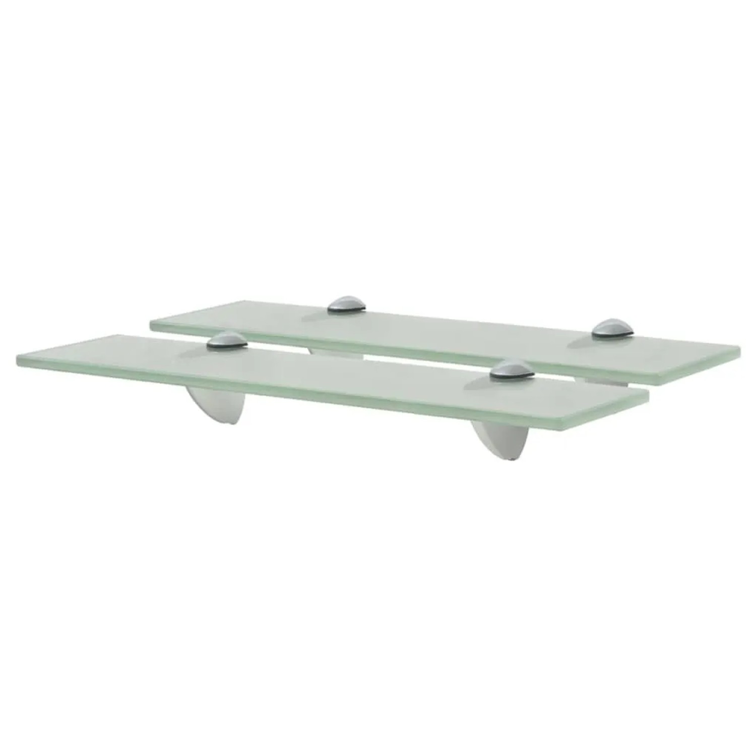 vidaXL Schweberegale 2 Stk Glas 40x20 cm 8 mm 3051535