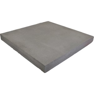 Anthrazitfarbene EHL Planomur Pfeilerabdeckplatte, 40x40 cm, für Mauersysteme.