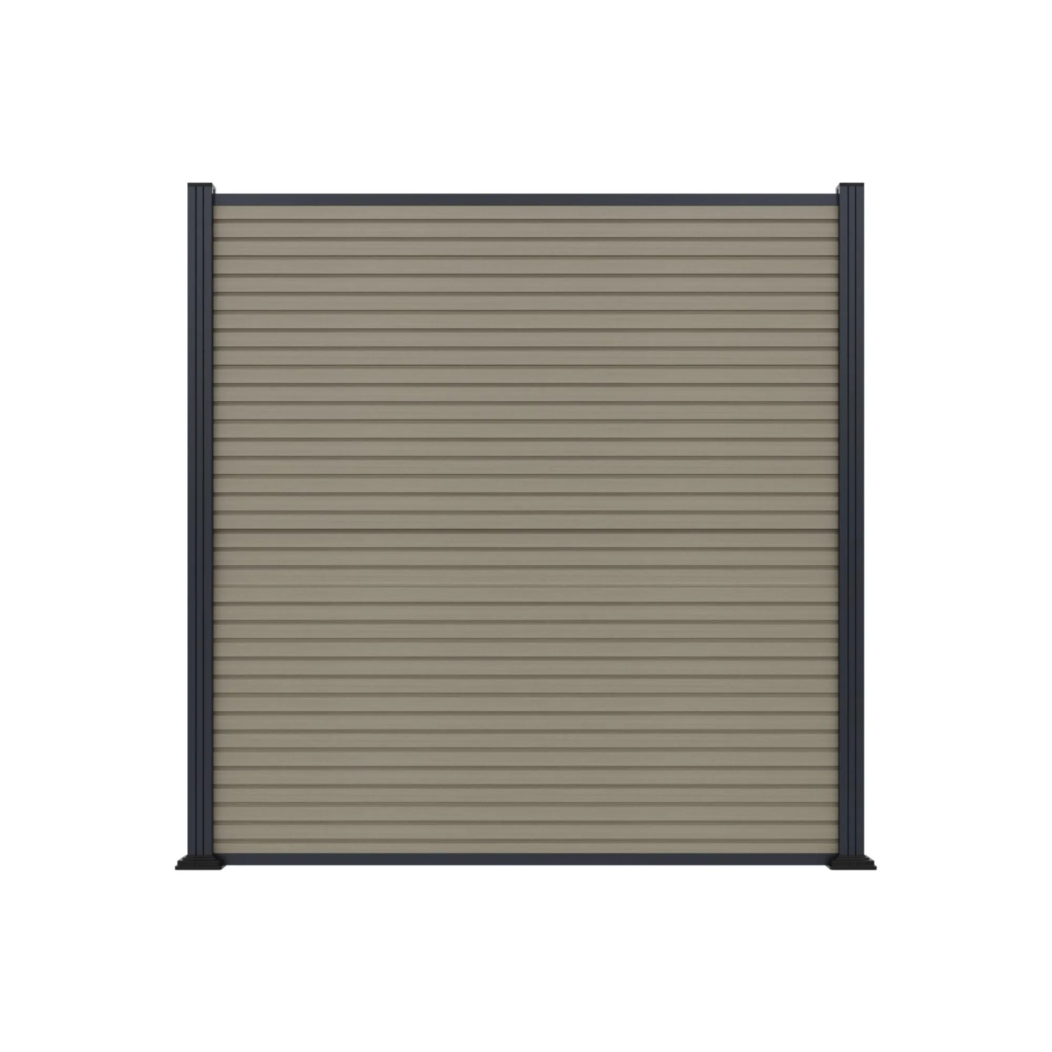 T&J WPC-Zaun Waren 179 cm x 180 cm Antik