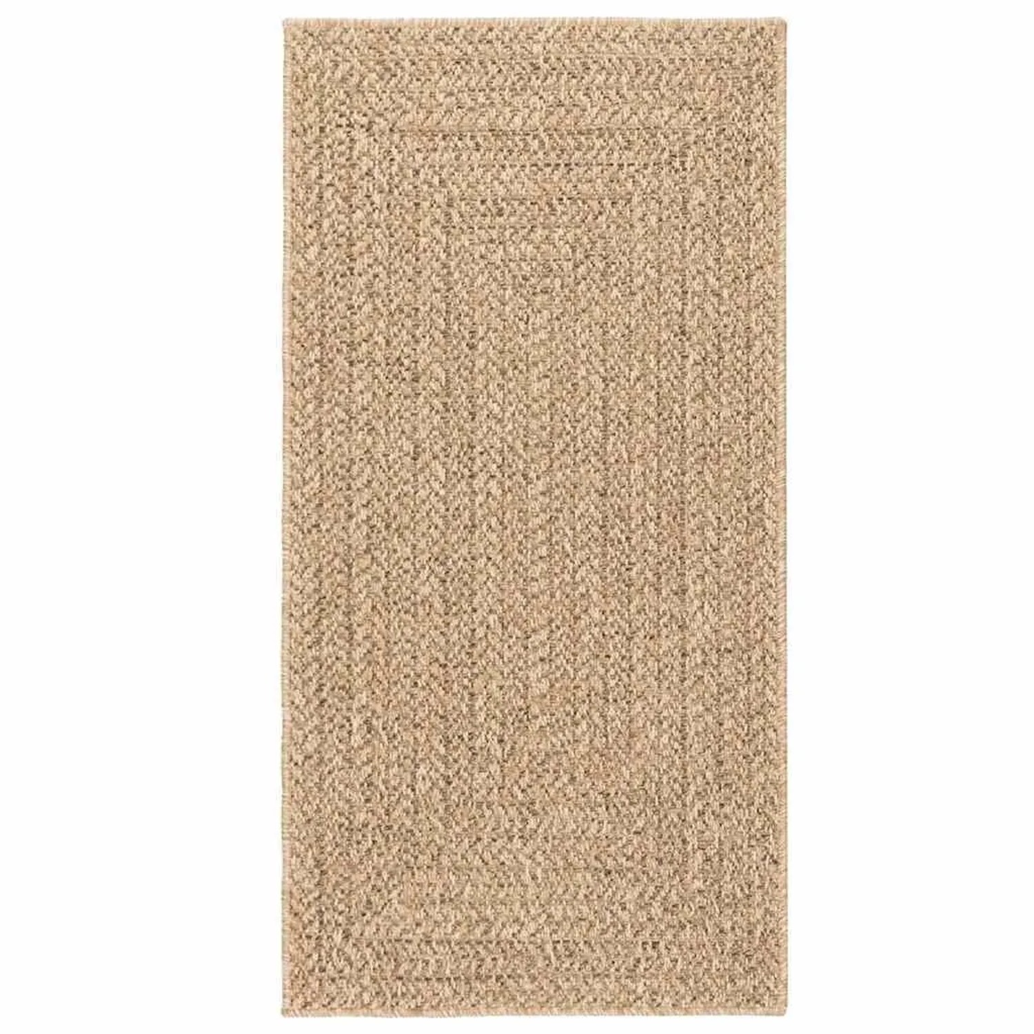 vidaXL Teppich ZIZUR 100x200 cm Jute-Optik Indoor und Outdoor 4006153 günstig online kaufen