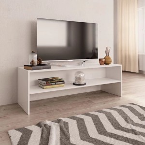 vidaXL TV-Schrank Weiß 120x40x40 cm Holzwerkstoff 800036