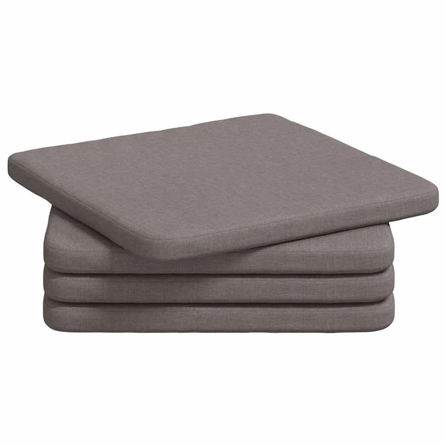 vidaXL Sitzkissen 4 Stk Taupe 40 x 40 x 3 cm Stoff 42015195 günstig online kaufen