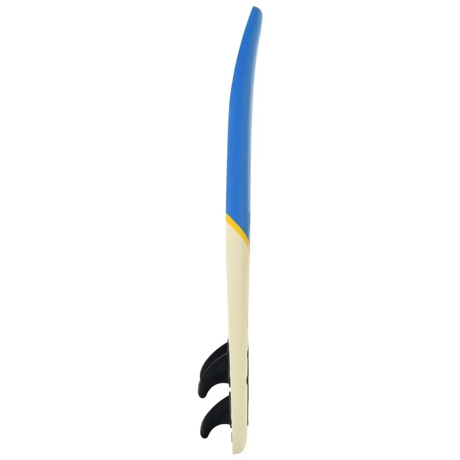 vidaXL Surfbrett 170 cm Blau und Creme 91687_4