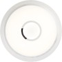 Weiße LED-Deckenleuchte Ronny, 56 cm, dimmbar mit Fernbedienung, für Innenräume.