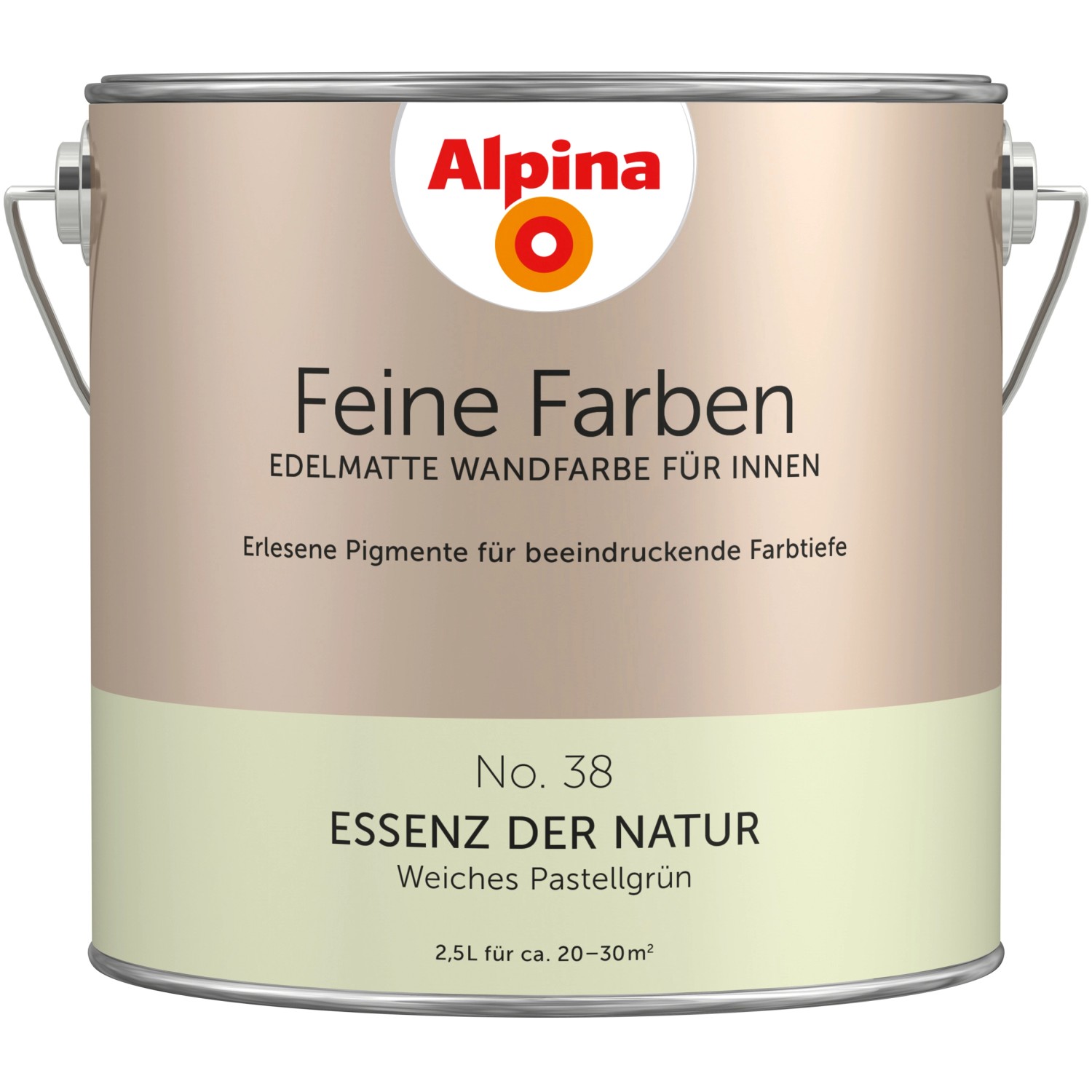 Alpina Feine Farben No. 38 Essenz der Natur Pastellgrün edelmatt 2,5,