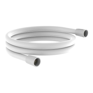 Weißer Schütte Brauseschlauch Hogaflex K-4, 150 cm aus Kunststoff.