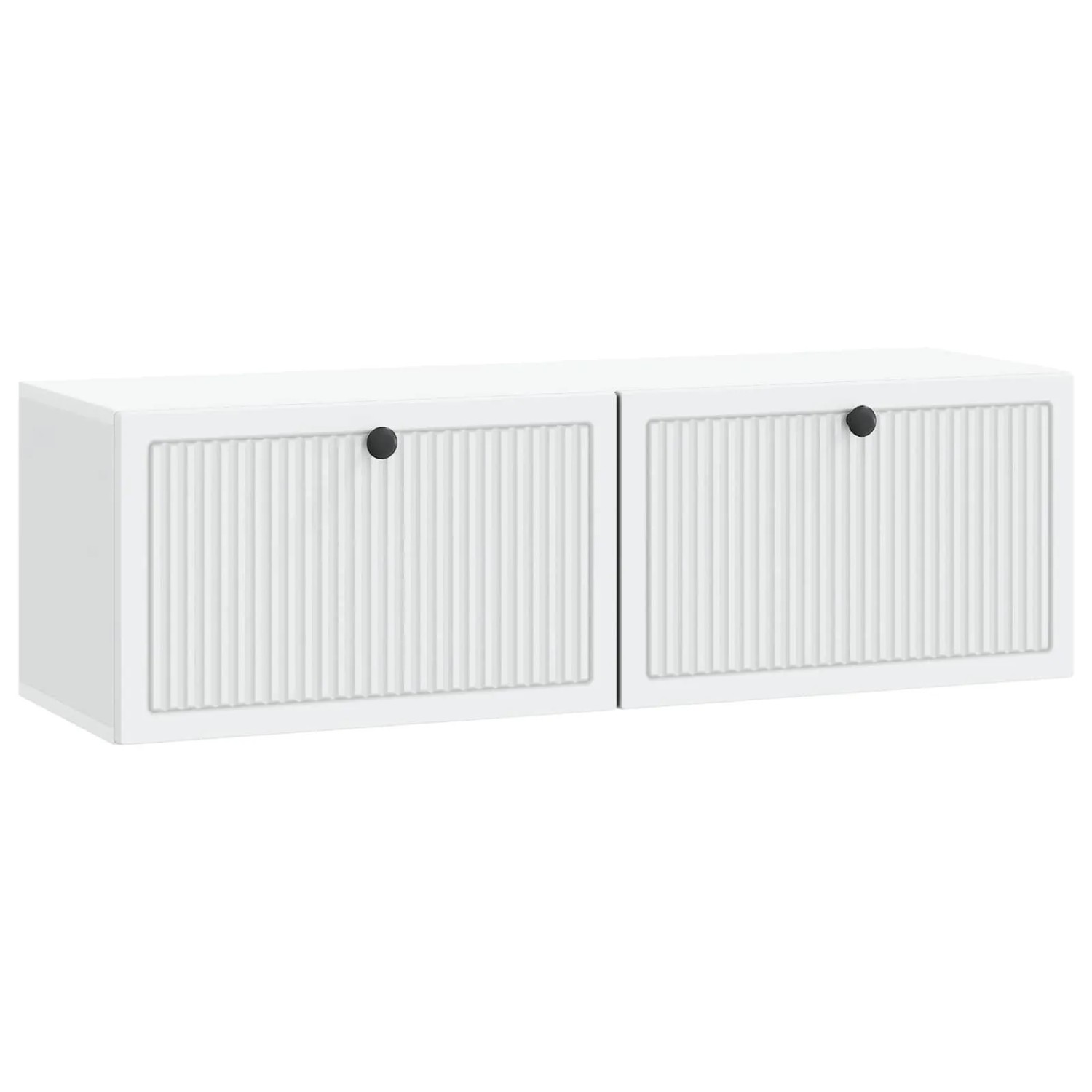 vidaXL Wandmontierter TV-Schrank Weiß 98 x 31 x 30 cm Holzwerkstoff 898045