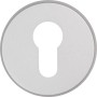 Abus Schutzrosette RH410 Aluminium für Holztüren, runde Form.