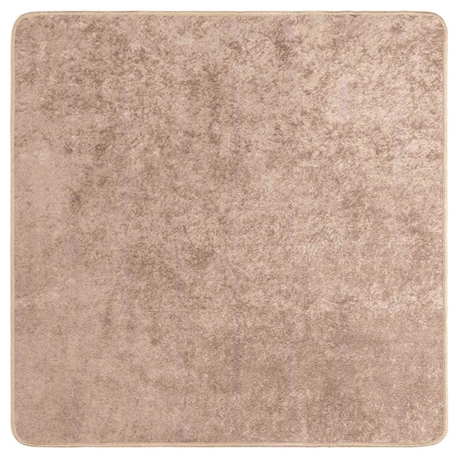 vidaXL Teppichläufer MARSA Sand 100 x 100 cm Polyester und PVC 42023118