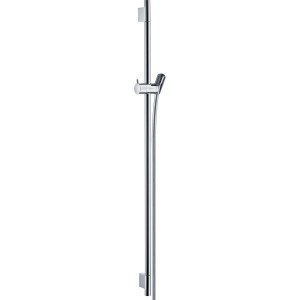 Hansgrohe Unica Puro Brausestange 90cm mit Schlauch, Chrom. Duschstange mit Brauseschieber und Brauseschlauch.