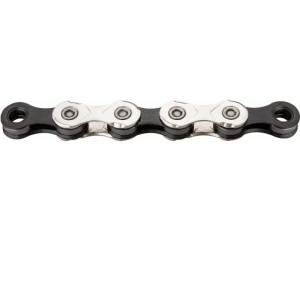 KMC 11-fach Fahrradkette X11, silber-schwarz, 114 Glieder.
