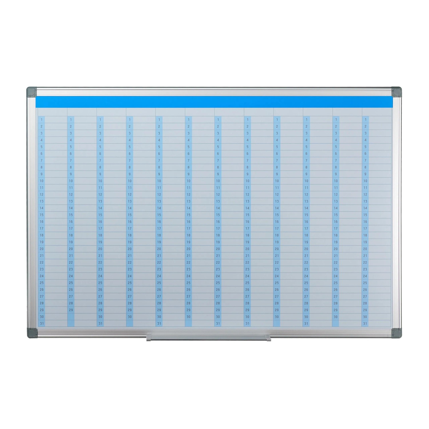 Relaxdays Whiteboard Planer Eisen Weiß Magnetisch Abwischbar 60 cm x 90 cm x 5 cm 2,1 kg