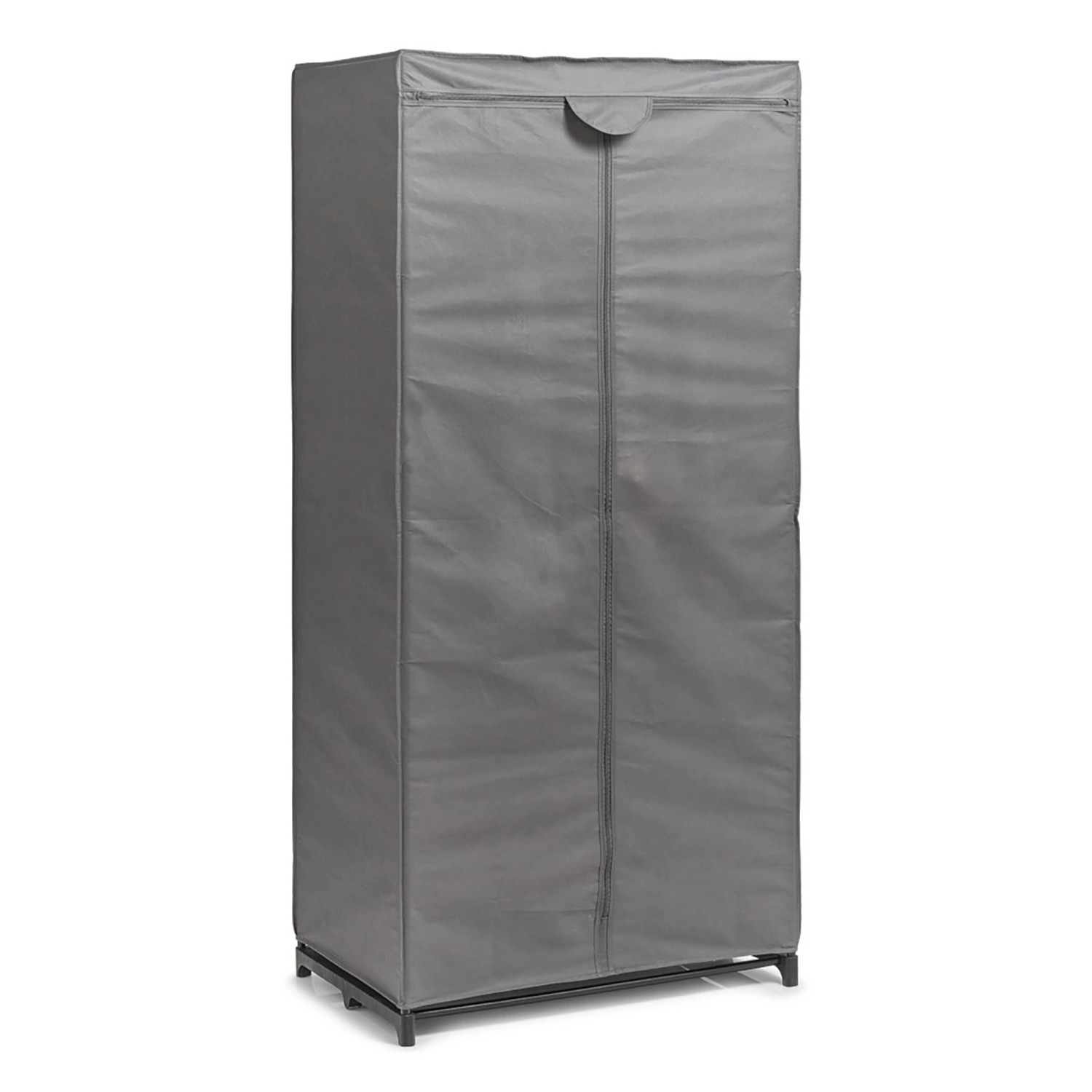 Thumbnail - Zeller Textil-Schrank Vlies Metallgestell 160 cm x 50 cm x 75 cm Grau