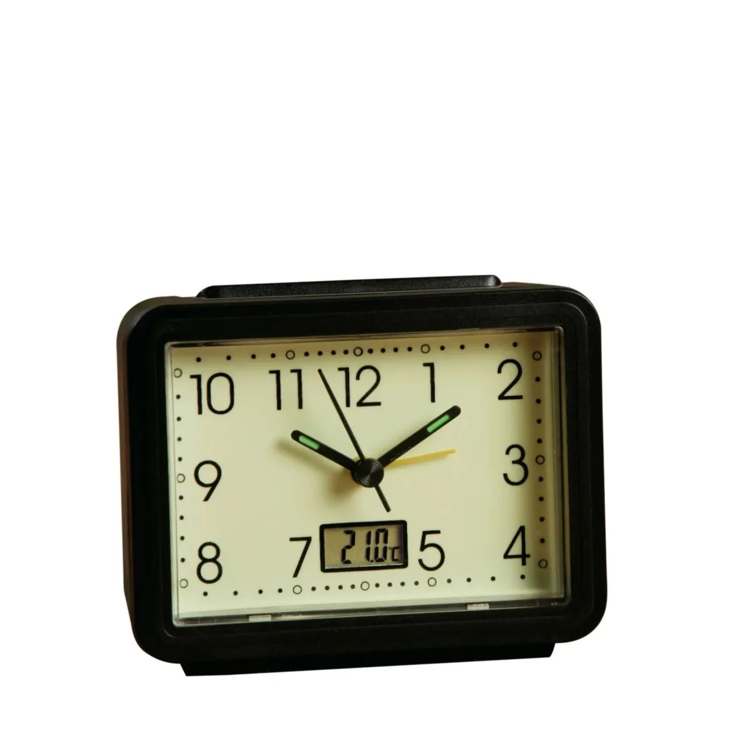 Thumbnail - Westfalia Wecker Leuchtend mit Temperaturanzeige Rechteckig Schwarz Kunststoff